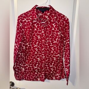 Boden Patterned Women's Button Down Shirt size 10